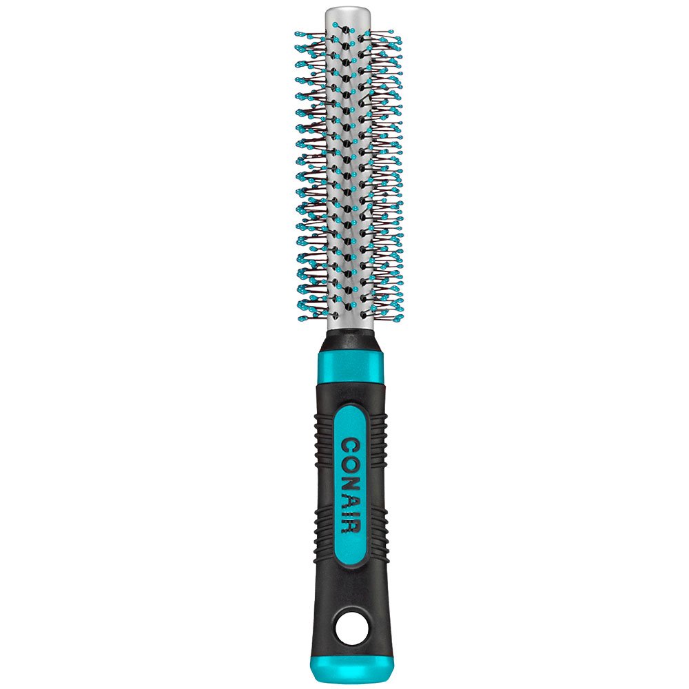Conair Pro Hair Brush with Nylon Bristle Metal Round Brush - 图0