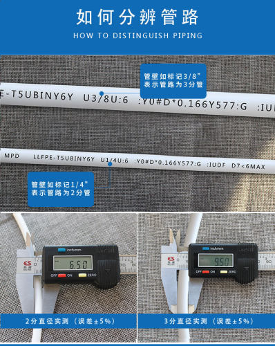净水器2分快接三通家用厨房RO反渗透纯水机配件免卡PE管过滤接头 - 图0