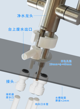 净水器废水回收ro家用装置