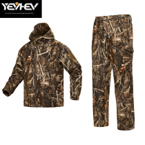 YEVHRV outdoor hunting suit male and female autumn winter soft shell jacket waterproof suit