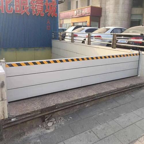 铝合金防洪防汛挡水板地下车库防洪墙不锈钢防鼠板食堂仓库挡鼠板 - 图1