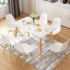 Shang Aiya Nordic desk dining table and chair combination small apartment simple modern square rental room dining home table