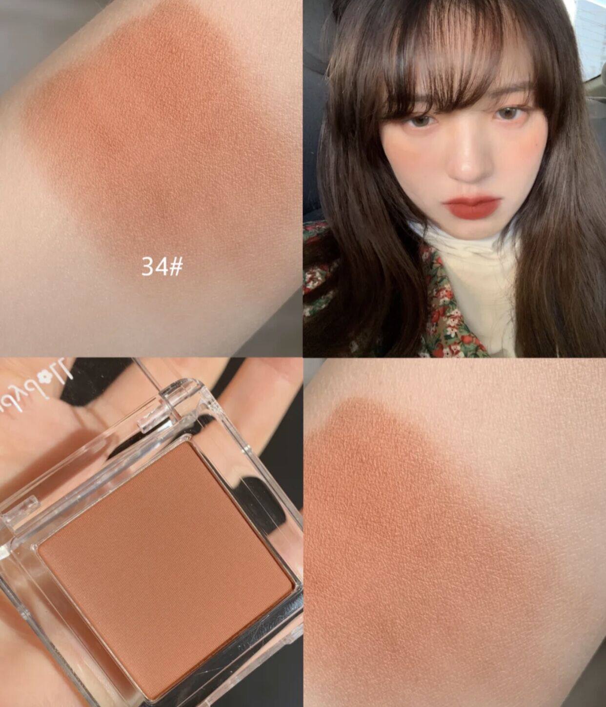 【国货之光】 橘朵单色腮红新色34 枫叶棕 初秋枫叶色37玫瑰棕