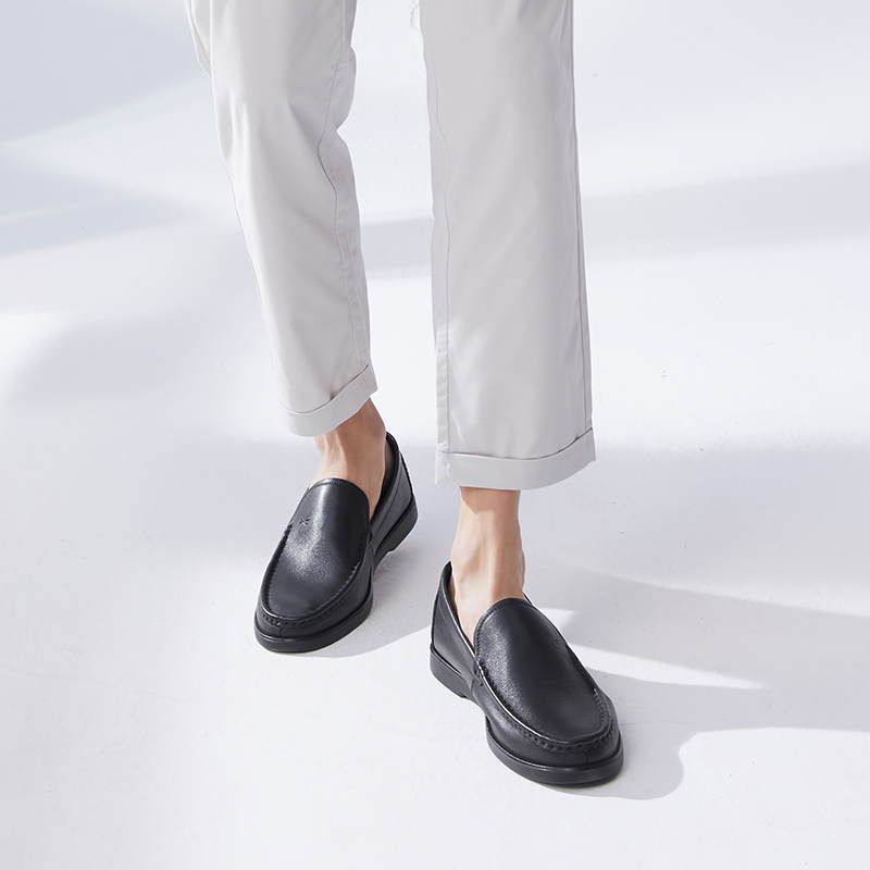 红蜻蜓男鞋休闲男士真皮透气皮鞋 红蜻蜓男鞋休闲皮鞋