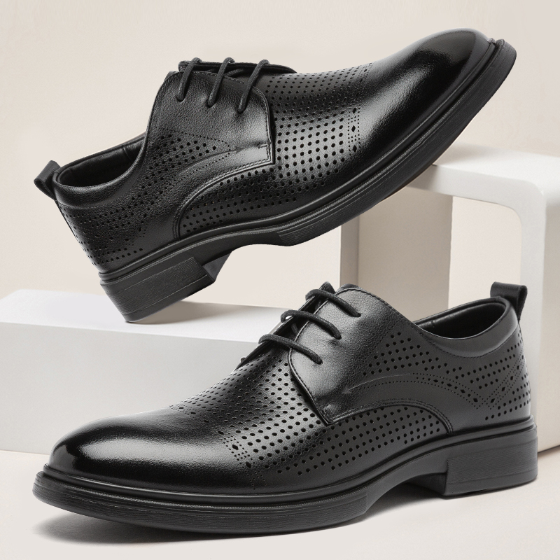  红蜻蜓男鞋正装皮鞋