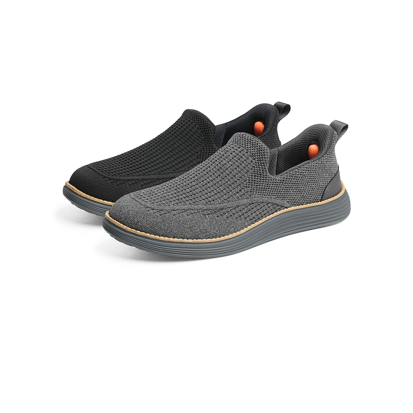 红蜻蜓飞织休闲鞋男2025秋季新款男鞋软底透气一脚蹬爸爸鞋运动鞋,淘宝优惠券,粉丝福利购,淘宝优惠卷