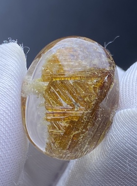 天然水晶金红石吊坠男女款水晶项坠蛋面饰品 一物一图