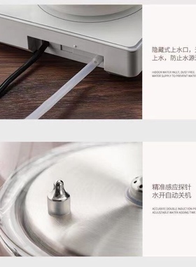 智能全自动底上水电热玻璃烧水壶家用茶台一体机抽水泡茶专用包邮