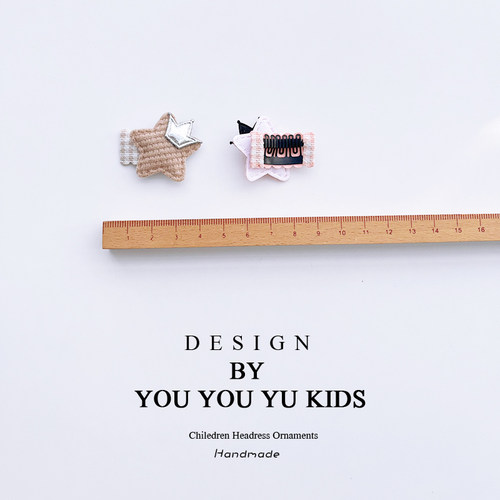 皇冠星星发夹宝宝可爱发卡头饰婴儿汗毛胎毛夹子儿童bb夹女童发饰 - 图3