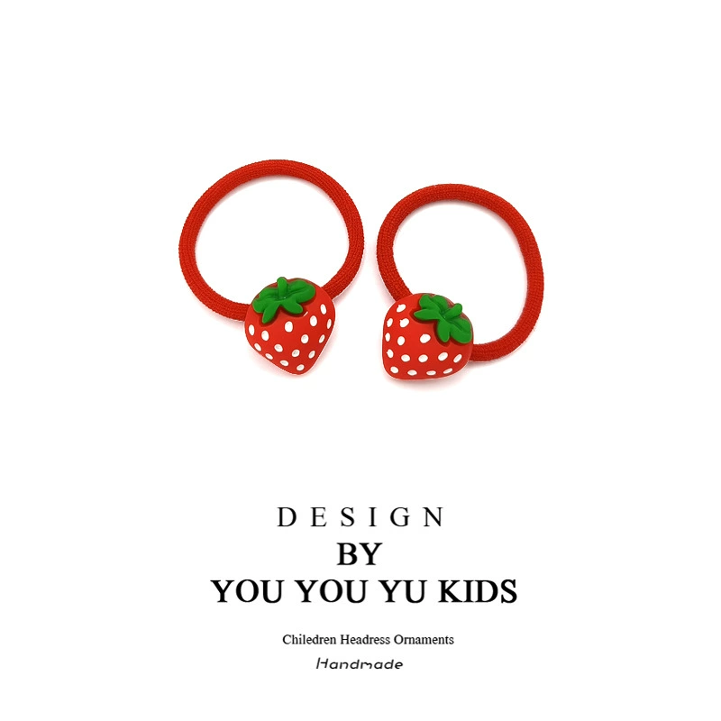宝宝扎头发发绳女童不伤发小头绳小发圈 草莓发圈全包夹发夹发饰,淘宝优惠券,粉丝福利购,淘宝优惠卷