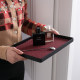 Rectangular tray leather handmade water cup storage