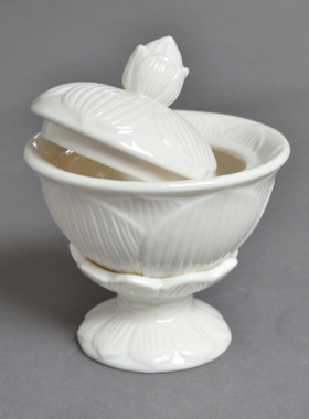 陶瓷供佛莲花水杯佛前供杯圣水杯