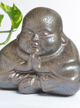 仿古风工艺品摆件陶瓷人物小佛像
