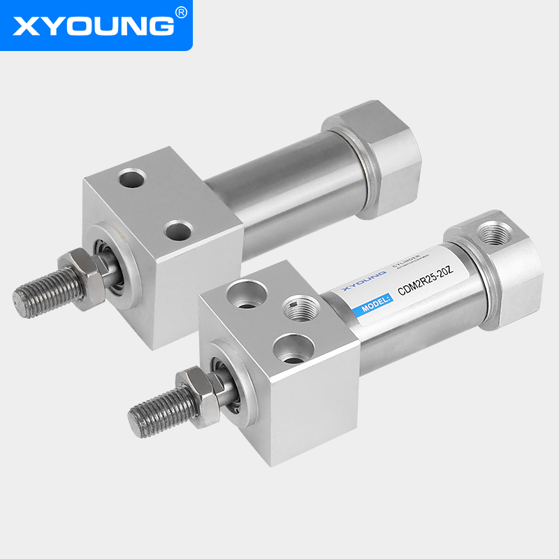 底面安装型不锈钢迷你气缸CDM2RA25-50方头迷你气缸CDM2RB25-75 - 图2