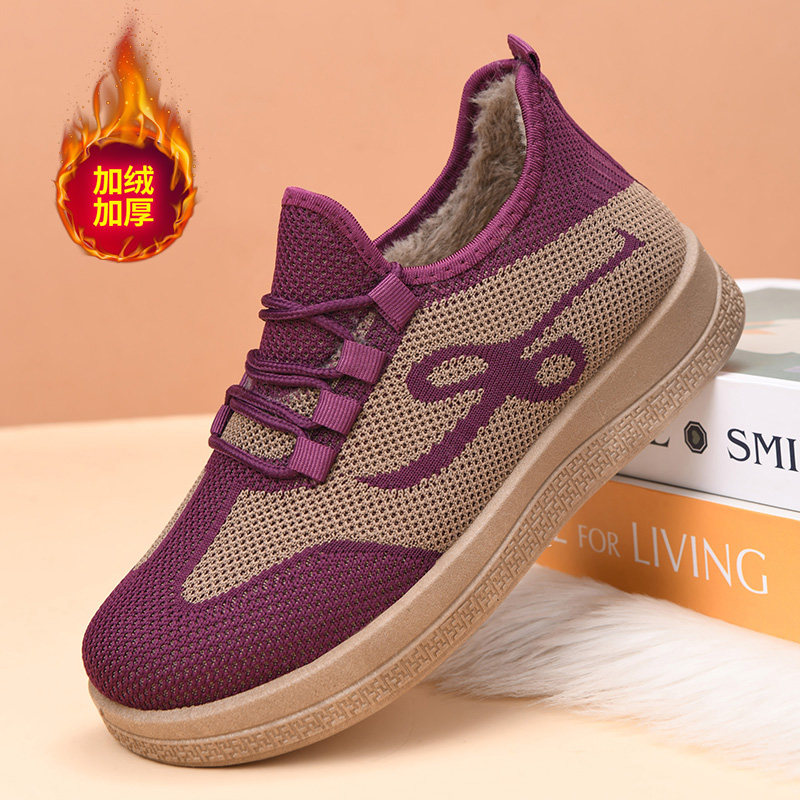 老北京布鞋女棉鞋冬季加绒加厚保暖棉靴防滑平底中老年人妈妈鞋女,淘宝优惠券,粉丝福利购,淘宝优惠卷