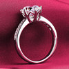 Henan laboratory grown synthetic diamond ring CVD diamond wedding ring jewelry diamond ring can be set to platinum 18K gold
