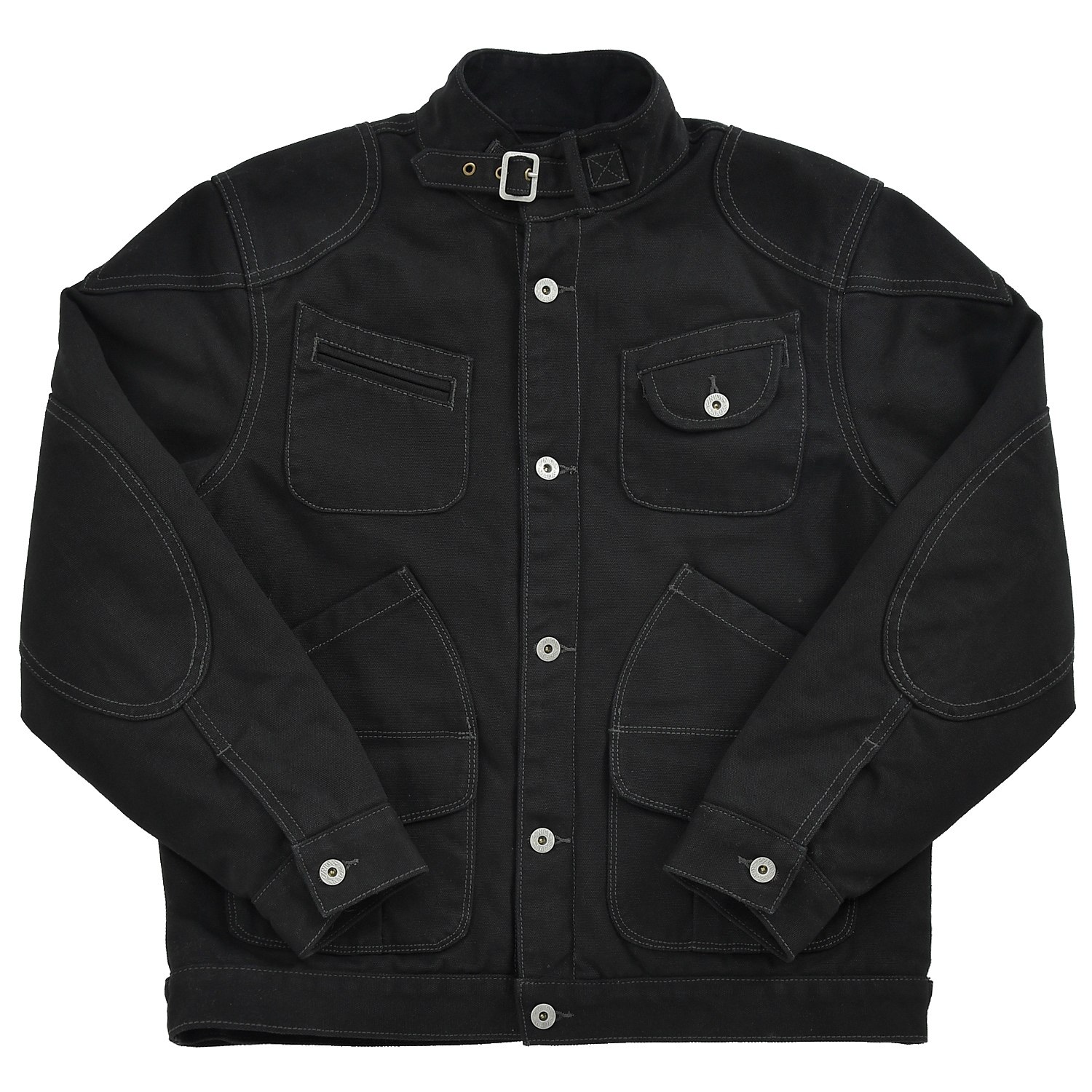 柴米黑色机车夹克男士棉服工装帆布立领外套阿美卡机美式复古秋冬,淘宝优惠券,粉丝福利购,淘宝优惠卷