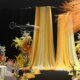 Hochzeitsbühnen-Hintergrundvorhang, Blumen-Hängeregal