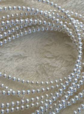 3-3.5mm天然无暇淡水极光小米珍珠项链 亮出新高度 性价比逆天