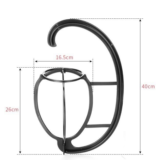 加厚悬挂式假发专用支架真人发假发套支撑假发晾晒护理支架放置 - 图2