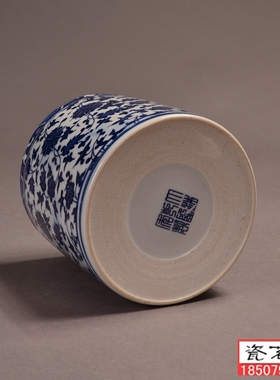 景德镇笔筒仿古风文房四宝摆件