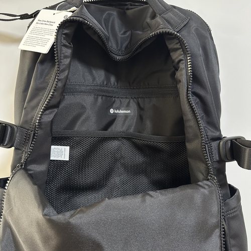 国内现货 lululemon露露乐蒙 NEW CREW 22L 尼龙 常规双肩包 黑色 - 图3