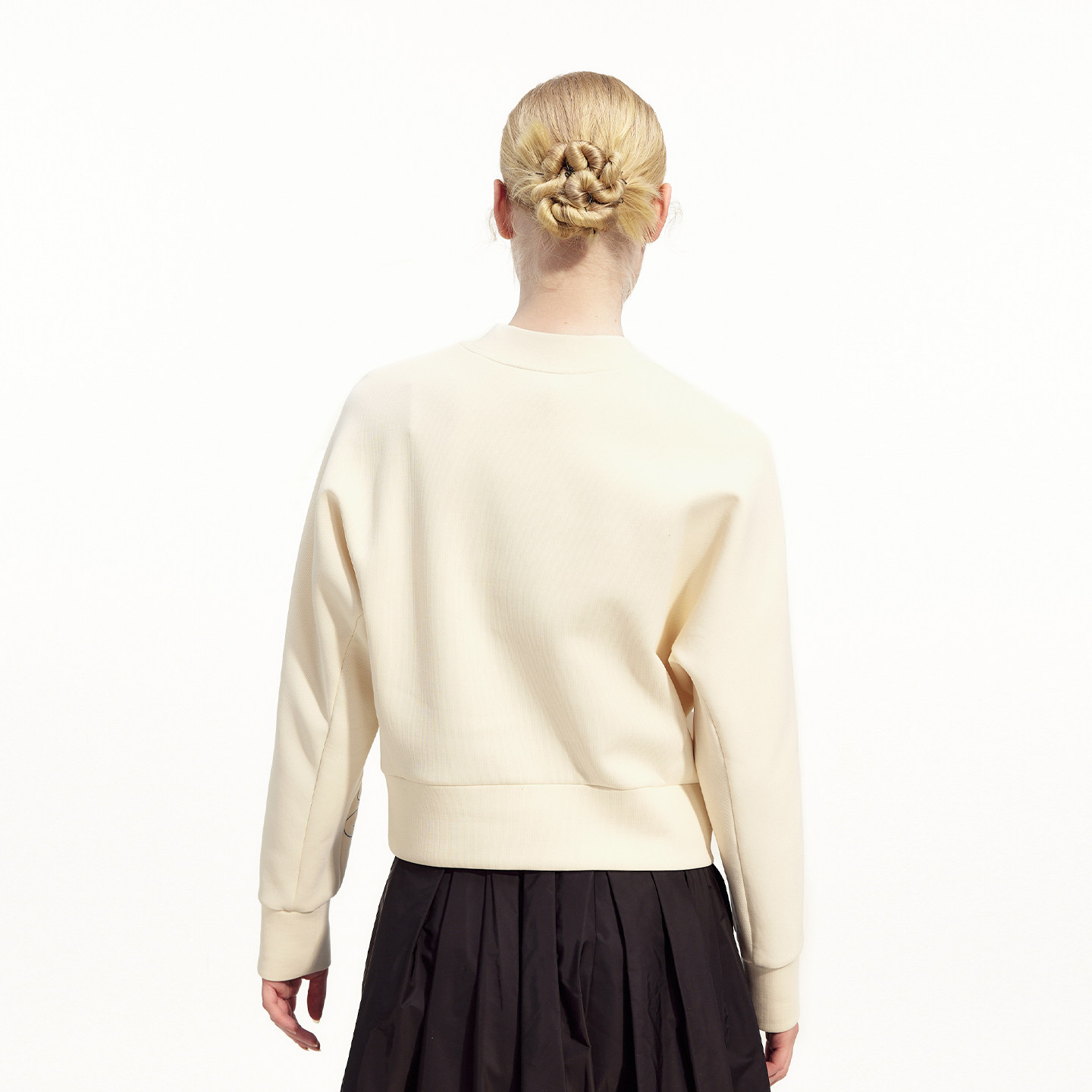 艺之卉优雅运动风刺绣row系卫衣米色套头外套2025秋新款,淘宝优惠券,粉丝福利购,淘宝优惠卷