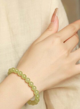 温润diy搭配手串天然和田玉