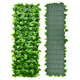 Simulated green plants and green leaves courtyard railings and fence decoration