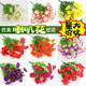 Fake flower simulated flower bed fence small handful flower arrangement decoration