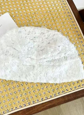 民国风新娘头饰法式小众包头冷帽