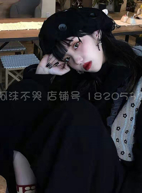 网红小众设计师夸张云朵贝雷帽