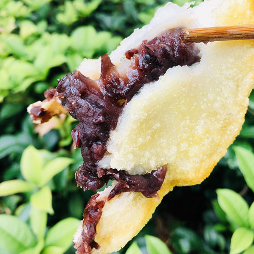 贵州红豆油炸糍粑纯糯米糍手工粑粑贵州湖南特产四川湖北豆沙粑 - 图2