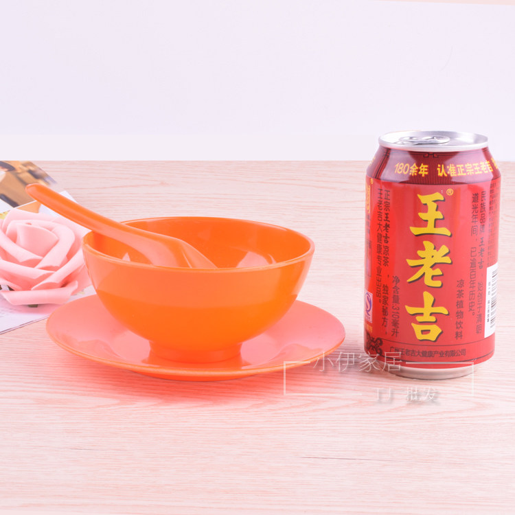 彩色碗套装快餐汤碗儿童塑料碗仿瓷饭碗密胺小碗4.5寸碗,淘宝优惠券,粉丝福利购,淘宝优惠卷