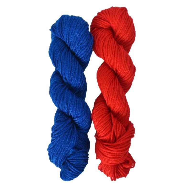 厂家批发中粗绞纱手工编织DIY材料包钩针勾拖鞋坐垫玩偶晴纶线 - 图3