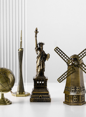 地标小摆件书桌面布置酒柜装饰品