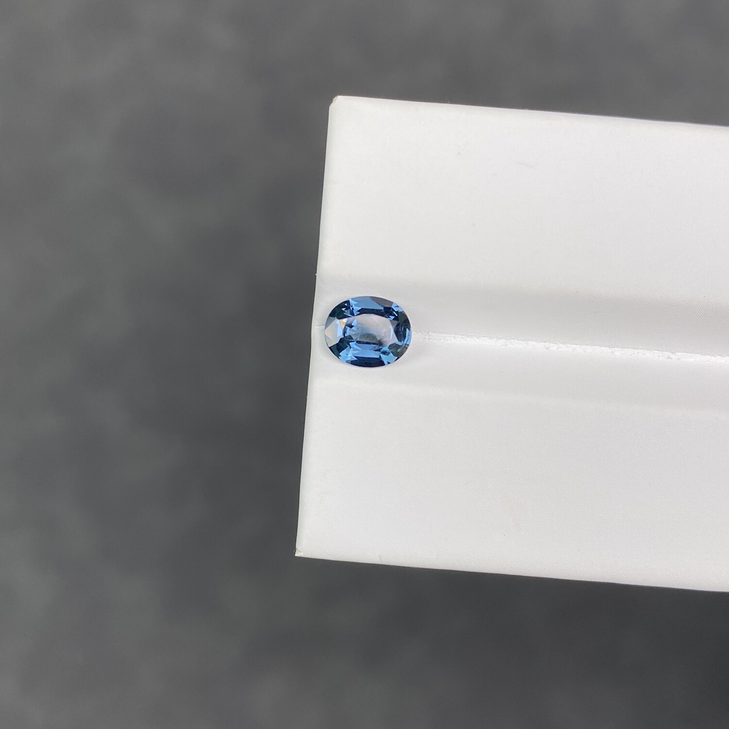 0.95 small carat natural blue spinel colored gemstone oval