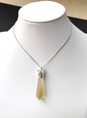 天然利比亚陨石菱面灵摆法老神石