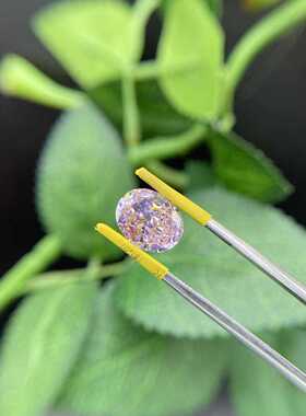 6A工艺冰花切椭圆形手饰高碳钻