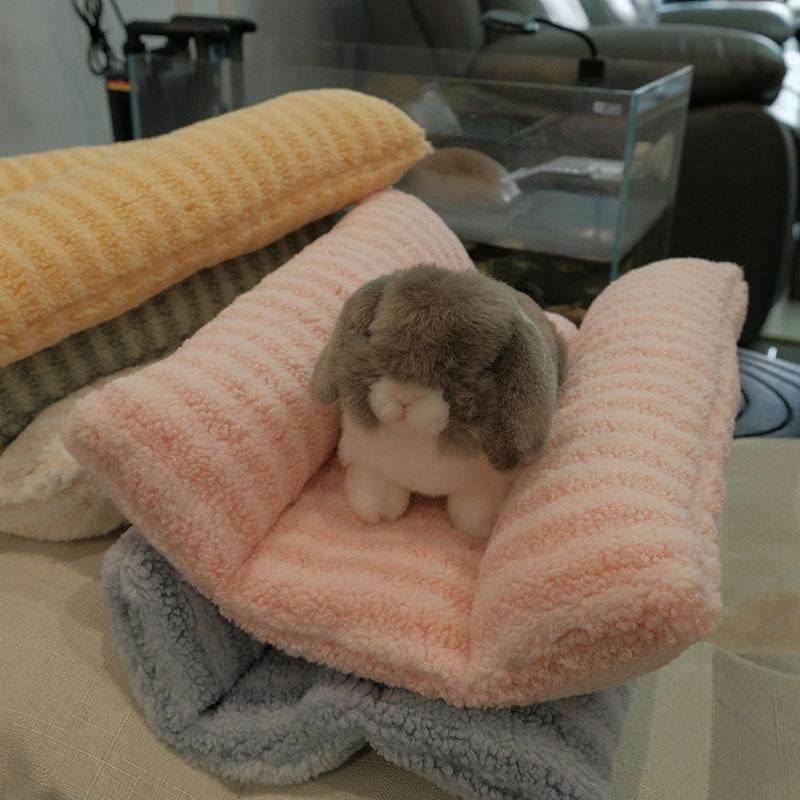 兔子趴趴垫保暖冬天兔子垫子兔子夹夹垫侏儒兔冬季加绒垫垂耳兔垫,淘宝优惠券,粉丝福利购,淘宝优惠卷