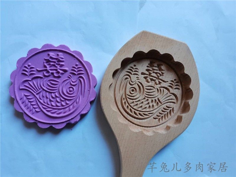加大号月饼印模具家用大号木质饼印商用特大号实木喜饼福饼11以上,淘宝优惠券,粉丝福利购,淘宝优惠卷