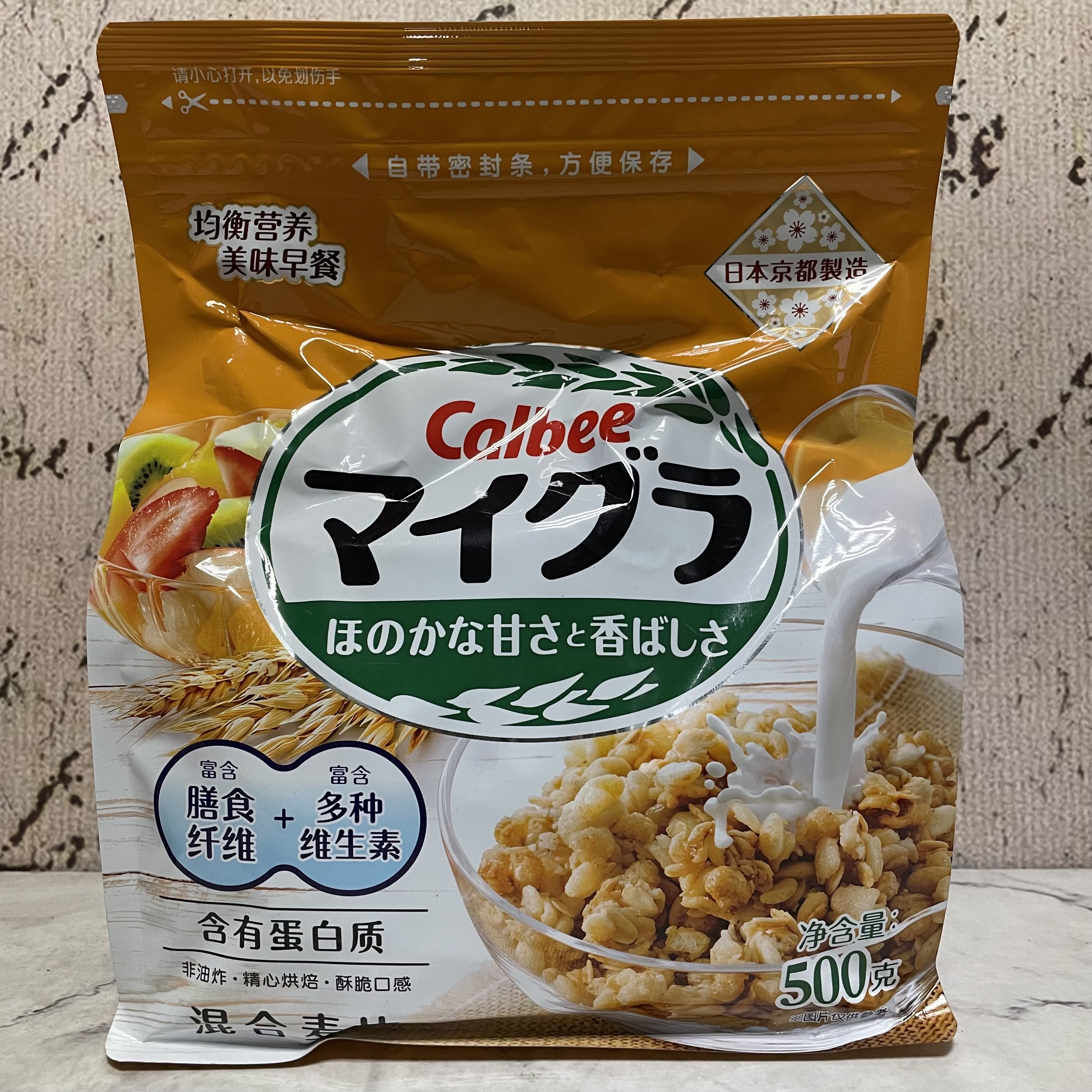 临期特卖日本进口富果乐原味水果麦片即食谷物380g即食酸奶冲泡-图2