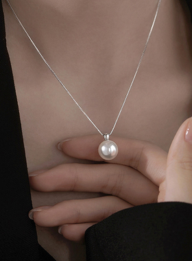 猫蛰S999足银珍珠项链
