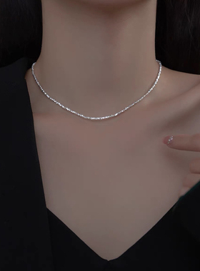 猫蛰纯银女生高级设计项链