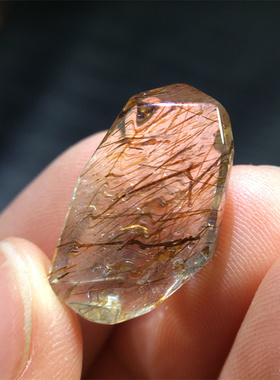 黑金超七男女水晶云母吊坠配手链