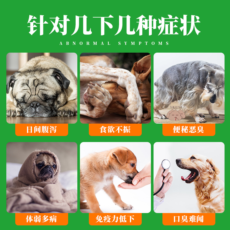 小宠肠胃宝10包益生菌宠物狗狗犬猫调理便秘肠炎腹泻拉肚猫咪30包