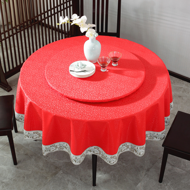 圆桌布防水防油防烫免洗家用圆形台布大圆桌布餐桌布转盘套桌垫厚,淘宝优惠券,粉丝福利购,淘宝优惠卷