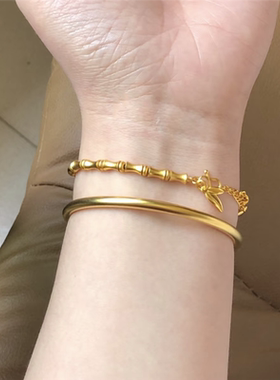 金古法传承节节高升竹叶手链女