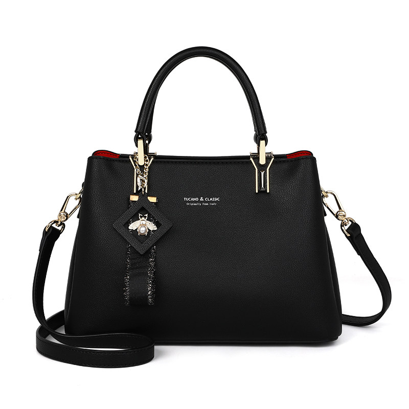 啄木鸟2019新款斜挎女士百搭手提包 腾胜箱包女士包袋