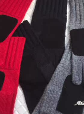 欧洲羊绒针织商务防滑手套包邮